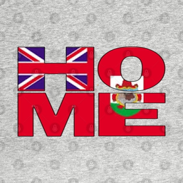 Bermuda Collection Flag Spelling HOME - Bermudian - Soca Mode by Soca-Mode